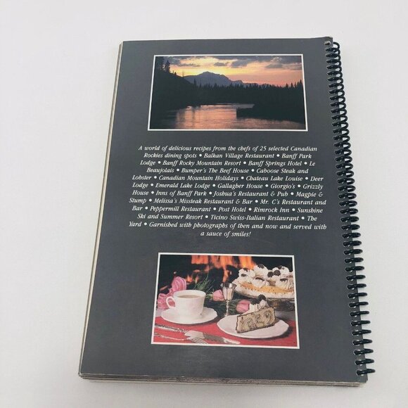 Taste Banff Recipe Chef Canadian Rockies Canada Cooking Cookbook Book Authentic - Picture 2 of 10